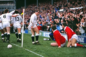 Brian Moore clashes with Wales - 1990 Five Nations Brian Moore clashes with Wales - 1990 Five Nations
