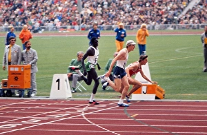 The USA's Dave Wottle wins the 800m final at the 1972 Munich Olympics The USA's Dave Wottle wins the 800m final at the 1972 Munich Olympics