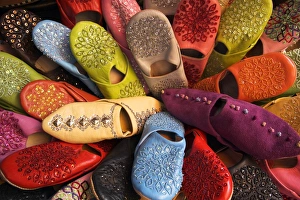 Brightly coloured moroccan slippers Brightly coloured moroccan slippers