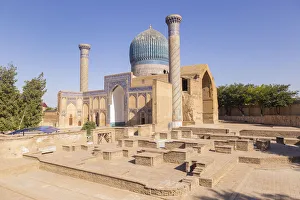 Persian architecture in the Tamerlane mausoleum at Samarkand Persian architecture in the Tamerlane mausoleum at Samarkand