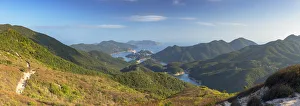 Tai Tam Reservoir and hiking trail on Hong Kong Island, Hong Kong Tai Tam Reservoir and hiking trail on Hong Kong Island, Hong Kong