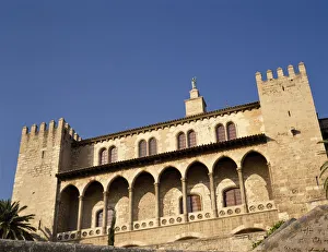 SPAIN, Balearic Islands, Mallorca Palma. Palau de liAlmudaina SPAIN, Balearic Islands, Mallorca Palma. Palau de liAlmudaina