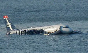 US Airways plane lands in the Hudson River US Airways plane lands in the Hudson River
