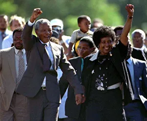NELSON MANDELA IS RELEASED FROM PRISON NELSON MANDELA IS RELEASED FROM PRISON