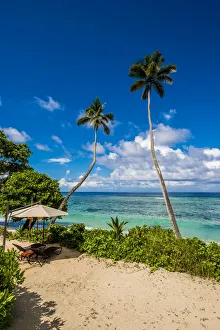 Anse Forbons beach at the Hilton DoubleTree Resort and Spa, Mahe, Republic of Seychelles Anse Forbons beach at the Hilton DoubleTree Resort and Spa, Mahe, Republic of Seychelles