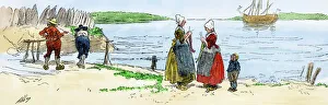 Dutch colonists in early New Amsterdam Dutch colonists in early New Amsterdam