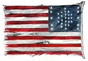 Flag of Fort Sumter, 1861 Flag of Fort Sumter, 1861