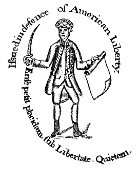 Detail from a 36-shilling Massachusetts paper bill engraved by Paul Revere in 1775 Detail from a 36-shilling Massachusetts paper bill engraved by Paul Revere in 1775