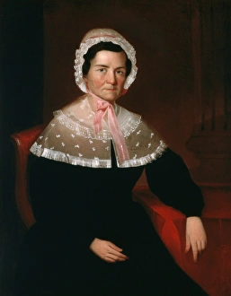 ELIZABETH ROSS (1789-1876). American Cherokee. Oil painting by John Mix Stanley, 1844 ELIZABETH ROSS (1789-1876). American Cherokee. Oil painting by John Mix Stanley, 1844