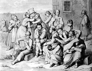 Engraving by Casper Heinrich Merz after the 1835 drawing by Wilhelm von Kaulbach Engraving by Casper Heinrich Merz after the 1835 drawing by Wilhelm von Kaulbach