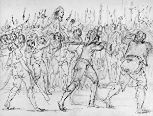 FRENCH REVOLUTION, 1795. The head of Jean Feraud, a Deputy at the Convention, carried FRENCH REVOLUTION, 1795. The head of Jean Feraud, a Deputy at the Convention, carried