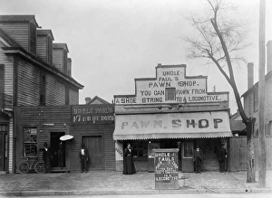 GEORGIA: PAWN SHOP, c1899. Uncle Paul's Pawn Shop, an African American owned store in GEORGIA: PAWN SHOP, c1899. Uncle Paul's Pawn Shop, an African American owned store in
