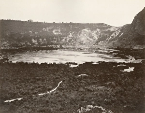 ITALY: VOLCANO. The Solfatara volcano in Pozzuoli near Naples, Italy. Photograph, c1870 ITALY: VOLCANO. The Solfatara volcano in Pozzuoli near Naples, Italy. Photograph, c1870