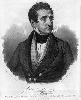 JOSEPH MARION HERNANDEZ (1793-1857). American general and politician JOSEPH MARION HERNANDEZ (1793-1857). American general and politician