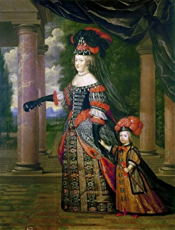 MARIA THERESA OF SPAIN (1638-1683). Queen of Louis XIV of France, 1660-1683. Maria Theresa MARIA THERESA OF SPAIN (1638-1683). Queen of Louis XIV of France, 1660-1683. Maria Theresa