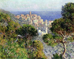 MONET: BORDIGHERA, 1884. 'View of Bordighera.' Oil on canvas by Claude Monet, 1884 MONET: BORDIGHERA, 1884. 'View of Bordighera.' Oil on canvas by Claude Monet, 1884