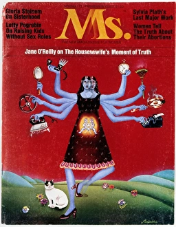 MS. MAGAZINE, 1972. Cover of the first issue of Ms. magazine, spring 1972 MS. MAGAZINE, 1972. Cover of the first issue of Ms. magazine, spring 1972