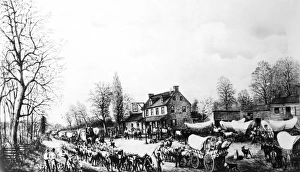 OLD FREDERICK ROAD, c1829. The Fairview Inn, or Three Mile House on the Old Frederick Road OLD FREDERICK ROAD, c1829. The Fairview Inn, or Three Mile House on the Old Frederick Road