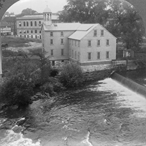 RHODE ISLAND: COTTON MILL. Slater Mill, site of the first cotton mill in the United States RHODE ISLAND: COTTON MILL. Slater Mill, site of the first cotton mill in the United States