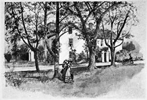 RHODE ISLAND: GREENE HOUSE. The home of Catherine Greene, born 1665, at Warwick RHODE ISLAND: GREENE HOUSE. The home of Catherine Greene, born 1665, at Warwick