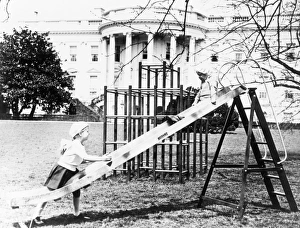 ROOSEVELT FAMILY, 1933. Anna Eleanor and Curtis, grandchildren of President Franklin ROOSEVELT FAMILY, 1933. Anna Eleanor and Curtis, grandchildren of President Franklin