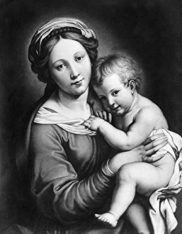 SASSOFERRATO: MADONNA. Madonna with child, from the Church of Santa Maria Formosa, Venice SASSOFERRATO: MADONNA. Madonna with child, from the Church of Santa Maria Formosa, Venice
