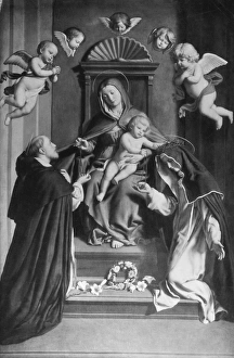 SASSOFERRATO: MADONNA. Madonna del Rosario, from the Church of Santa Sabina, Rome SASSOFERRATO: MADONNA. Madonna del Rosario, from the Church of Santa Sabina, Rome