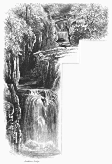 SCOTLAND: BRACKLINN FALLS. View of Bracklinn Falls, near the town of Callander in central SCOTLAND: BRACKLINN FALLS. View of Bracklinn Falls, near the town of Callander in central