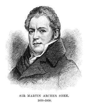 SIR MARTIN ARCHER SHEE (1769-1850). Irish painter and writer, president of the Royal Academy SIR MARTIN ARCHER SHEE (1769-1850). Irish painter and writer, president of the Royal Academy