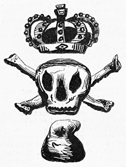 STAMP ACT, 1765. Emblem, attributed to Paul Revere, suggesting that all was death between STAMP ACT, 1765. Emblem, attributed to Paul Revere, suggesting that all was death between
