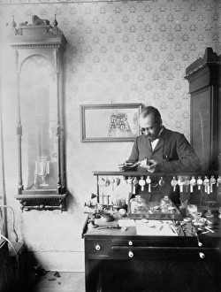 TENNESSEE: JEWELER, c1899. Mr. Dodson, an African American jeweler in Knoxville TENNESSEE: JEWELER, c1899. Mr. Dodson, an African American jeweler in Knoxville
