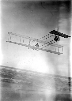 View of Wright Brothers' glider at Kitty Hawk, North Carolina. Photograph, 1911 View of Wright Brothers' glider at Kitty Hawk, North Carolina. Photograph, 1911