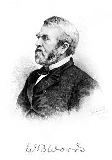 WILLIAM BURNHAM WOODS (1824-1887). American jurist. Etching, 1890, by Max Rosenthal WILLIAM BURNHAM WOODS (1824-1887). American jurist. Etching, 1890, by Max Rosenthal