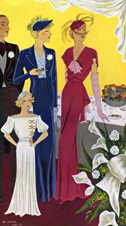 Baldrich 1936 1930s Spain cc womens dresses evening-dress eveningwear reception Baldrich 1936 1930s Spain cc womens dresses evening-dress eveningwear reception