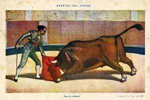 El Ruedo 1882 1880s Spain cc bull fights fighting matadores matadors dangerous bulls El Ruedo 1882 1880s Spain cc bull fights fighting matadores matadors dangerous bulls