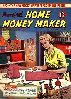 Home Money Maker 1950s UK get rich quick schemes working at home lamps lampshades Home Money Maker 1950s UK get rich quick schemes working at home lamps lampshades