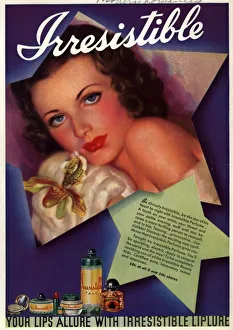 Irresitible 1930s USA make-up makeup make up womens womens portraits flowers iws Irresitible 1930s USA make-up makeup make up womens womens portraits flowers iws