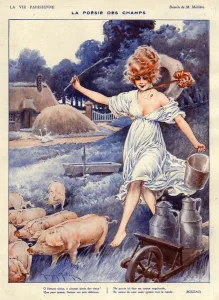 La Vie Parisienne 1919 1920s France Maurice Milliere illustrations erotica pigs La Vie Parisienne 1919 1920s France Maurice Milliere illustrations erotica pigs