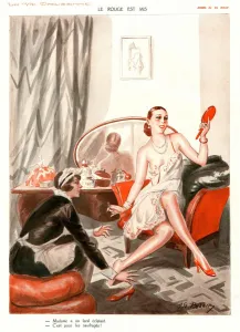 La Vie Parisienne 1920s France cc maids servants vanity mirrors dressing glamour erotica La Vie Parisienne 1920s France cc maids servants vanity mirrors dressing glamour erotica