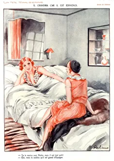 La Vie Parisienne 1920s France cc womens friends chatting gossiping bedrooms relaxing La Vie Parisienne 1920s France cc womens friends chatting gossiping bedrooms relaxing