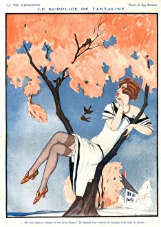 La Vie Parisienne 1920s France Zyg Brunner cc illustrations glamour stockings trees La Vie Parisienne 1920s France Zyg Brunner cc illustrations glamour stockings trees