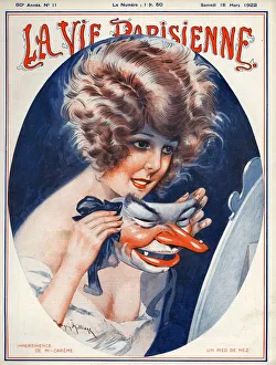 La Vie Parisienne 1922 1920s France Maurice Milliere magazines illustrations womens La Vie Parisienne 1922 1920s France Maurice Milliere magazines illustrations womens