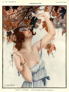 La Vie Parisienne 1923 1920s France Leo Fontan illustrations erotica Autumn seasons La Vie Parisienne 1923 1920s France Leo Fontan illustrations erotica Autumn seasons