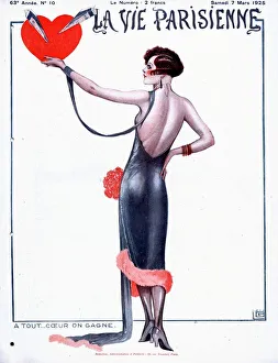 La Vie Parisienne 1925 1920s France glamour magazines valentines day hearts womens La Vie Parisienne 1925 1920s France glamour magazines valentines day hearts womens
