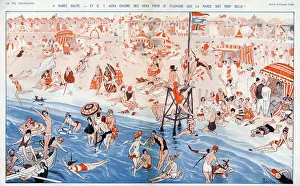 La Vie Parisienne 1925 1920s France Vallee beaches holidays seaside illustrations beach La Vie Parisienne 1925 1920s France Vallee beaches holidays seaside illustrations beach