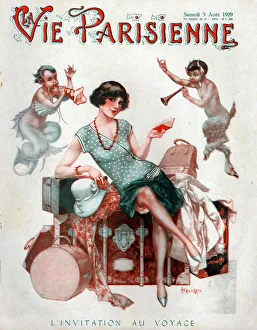 La Vie Parisienne 1929 1920s France cc luggage holidays cruises cruising glamour La Vie Parisienne 1929 1920s France cc luggage holidays cruises cruising glamour