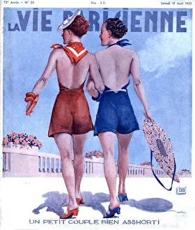 La Vie Parisienne 1935 1930s France magazines womens walking glamour swimwear bathing La Vie Parisienne 1935 1930s France magazines womens walking glamour swimwear bathing
