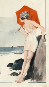 Le Sourire 1919 1900s France unbrellas underwear slips petticoats erotica holidays Le Sourire 1919 1900s France unbrellas underwear slips petticoats erotica holidays