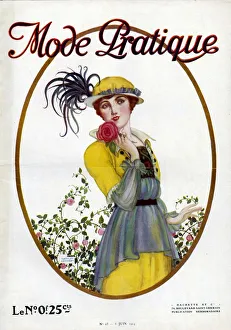 Mode Pratique 1914 1910s France womens first issue portraits magazines clothing clothes Mode Pratique 1914 1910s France womens first issue portraits magazines clothing clothes