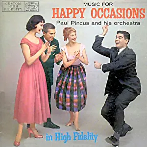 Paul Pincus 1962 1960s USA rklf albums records Music For Happy Occasions Mercury Paul Pincus 1962 1960s USA rklf albums records Music For Happy Occasions Mercury